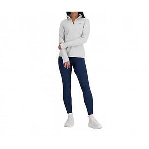 NEW NEW BALANCE sport essentials space dye quarter zip jacket in ash heather